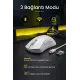 Gameagle Prox-63 Kablosuz + Bluetooth + 2.4G + Kablolu Ultra Hafif 63gr 12800DPI Oyuncu Mouse Beyaz