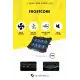 Frostcore X8 RGB 8 Fanlı 10 RGB Modlu  9-17’’ Notebook Soğutucu Stand Laptop Soğutucu