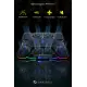 Eagle Vortex K11 RGB 11 Fanlı 10 RGB Modlu 9-17.3 Notebook Soğutucu Stand Laptop Soğutucu