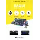 Gameagle Eagle Vortex K11 RGB 11 Fanlı 10 RGB Modlu 9-17.3 Notebook Soğutucu Stand Laptop Soğutucu
