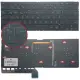 Asus Q324C, Q324CA Serisi Klavye Işıklı (Siyah TR)