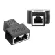 2 Port Network Splitter Ethernet Uzatma İnternet Çoklayıcı