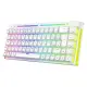 Gameagle Nebula RGB Kablolu 11 Mod RGB TR Layout Double Shot Full Anti-Ghosting Mekanik Oyuncu Klavyesi Beyaz