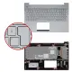 Asus N550JV-CN127H, N550JV-CN211D, N550JV-CN239H Klavye Kasalı Işıklı (Siyah TR)