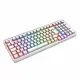 Gameagle Troya RGB Kablosuz 3 Mod TR Layout Mekanik Oyuncu Klavyesi Beyaz