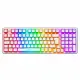 Gameagle Troya RGB Kablosuz 3 Mod TR Layout Mekanik Oyuncu Klavyesi Beyaz