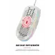 Gameagle GE69W Ultra Hafif Kablolu RGB Oyuncu Gaming Optik Mouse (Beyaz)