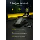Gameagle PROX-63B Serisi Hafif Kablosuz 3 Mode Oyuncu Gaming Optik Mouse (Siyah)
