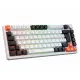 Gameagle Strike Compact V2 Rainbow Kablolu TR Layout Mekanik Oyuncu Klavyesi Blue Switch Beyaz
