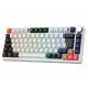 Gameagle Strike Compact V2 Rainbow Kablolu TR Layout Mekanik Oyuncu Klavyesi Blue Switch Beyaz