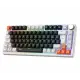 Gameagle Strike Compact V2 Rainbow Kablolu TR Layout Mekanik Oyuncu Klavyesi Blue Switch Siyah