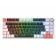 Gameagle Strike Compact V2 Rainbow Kablolu TR Layout Mekanik Oyuncu Klavyesi Red Switch Siyah