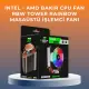 İntel - AMD Bakır CPU Fan - RBW Tower Rainbow Masaüstü İşlemci Fanı