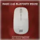 Steep Solid Magic 2.4G Bluetooth Mouse (Beyaz)