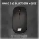 Steep Solid Magic 2.4G Bluetooth Mouse (Siyah)