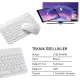 Steep Solid Magic Şarjlı Bluetooth Klavye - Mouse Set (Beyaz TR) STEEPKM1W