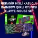 Steep Solid ST-KKM01S Mekanik Hisli Kablolu Rainbow Işıklı Oyuncu Klavye - Mouse Set