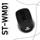 Steep Solid ST-WM01 Optik Kablosuz Wireless Mouse (Siyah)