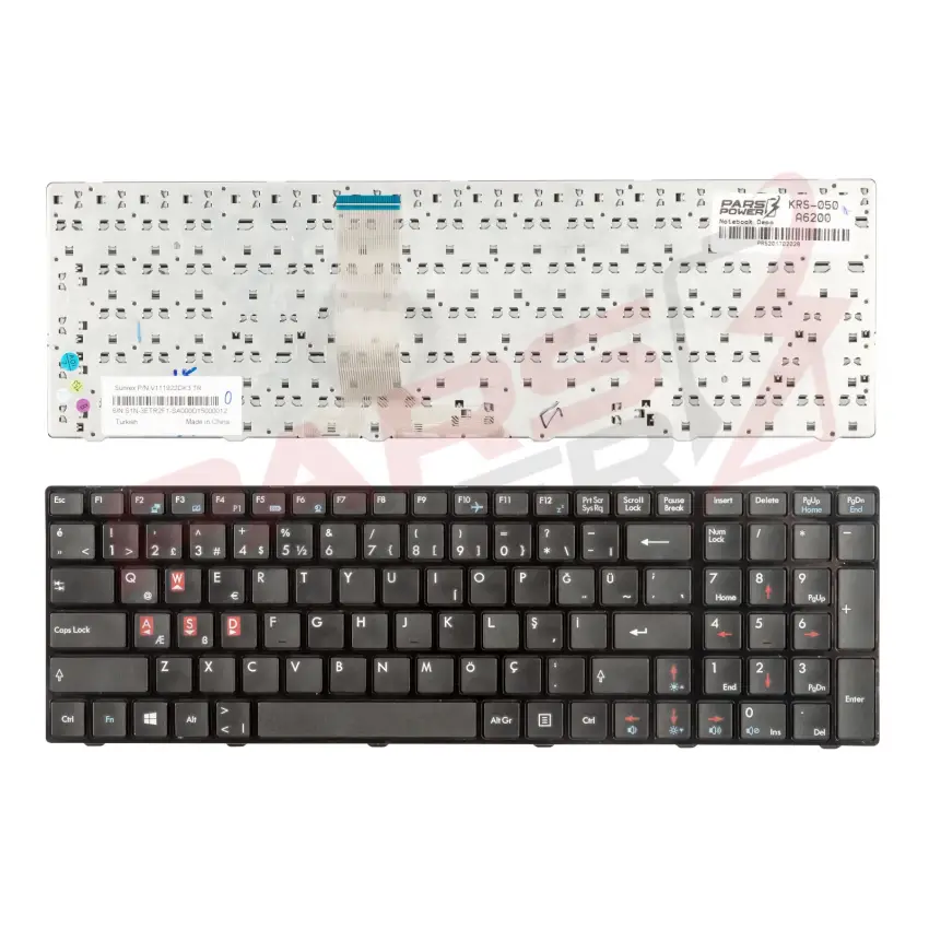 Msi GT680R Notebook Klavye (Siyah TR)