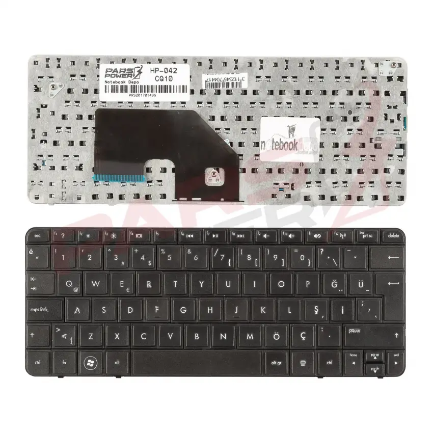 HP Mini 110-3000et (WS616EA) Notebook Klavye (Siyah TR)
