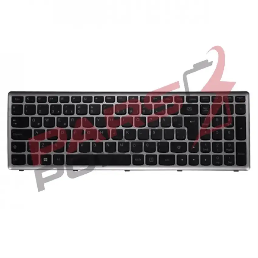 Lenovo ideaPad U510, Z710 Serisi Notebook Klavye Işıklı (Siyah TR)