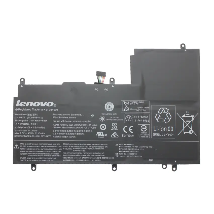 Lenovo Yoga L14M4P72, L14S4P72 Batarya - Pil