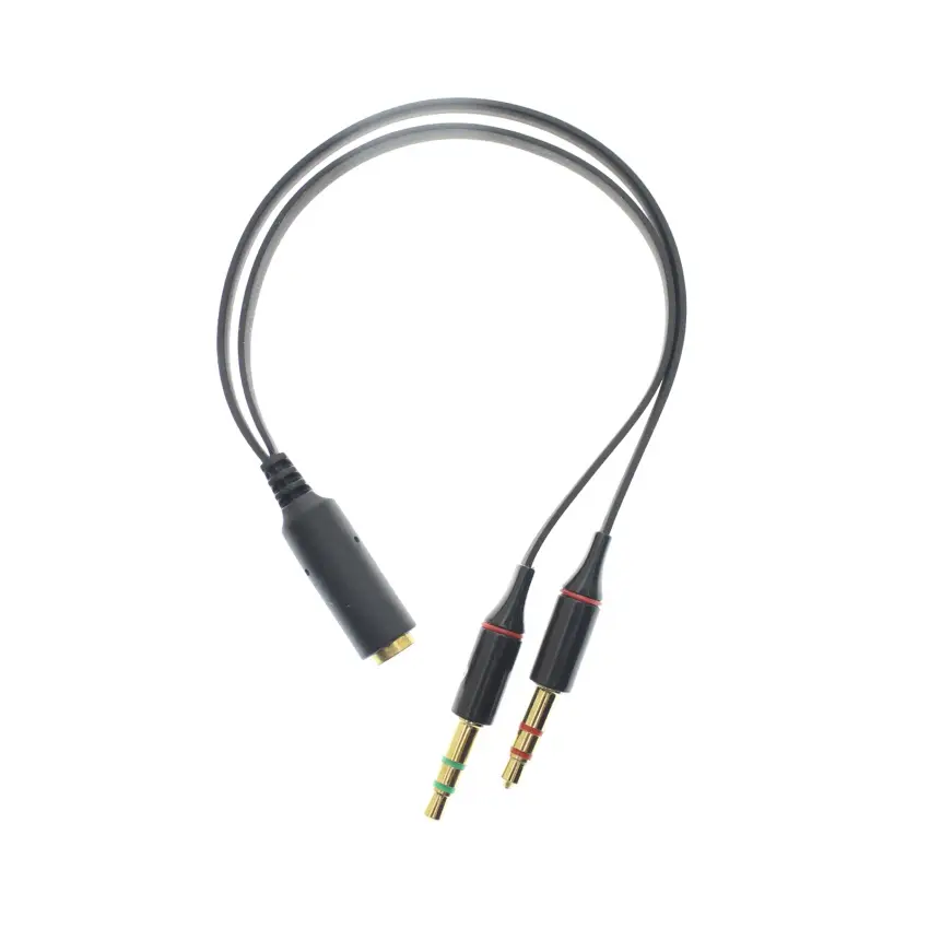 Kulaklık Mikrofon 3.5mm Çevirici Y Kablo Adaptör