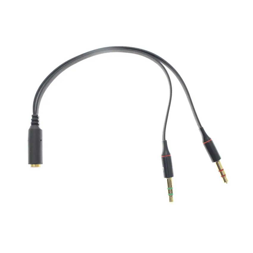 Kulaklık Mikrofon 3.5mm Çevirici Y Kablo Adaptör