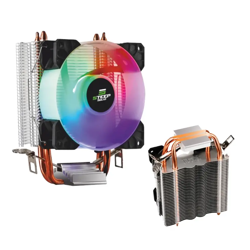 İntel LGA 1366 Bakır CPU Fan - RBW Rainbow Masaüstü İşlemci Fanı