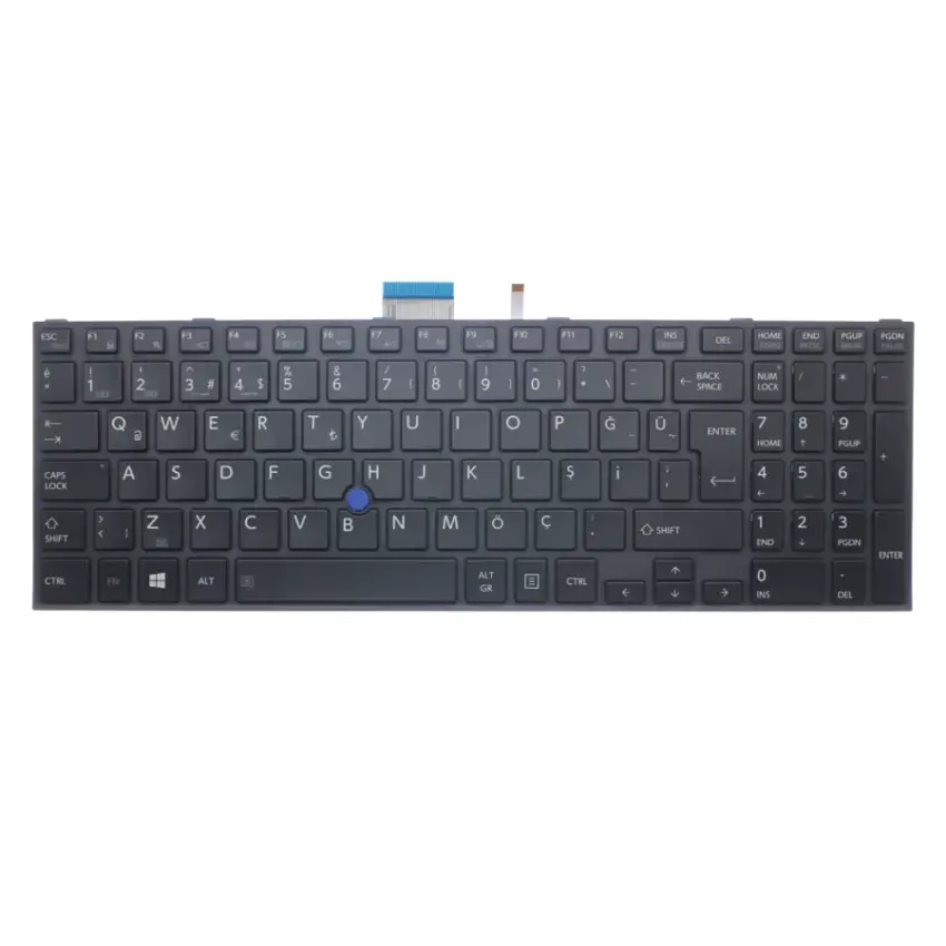 Toshiba Tecra G83C000GL5US Klavye Işıklı (Siyah TR)
