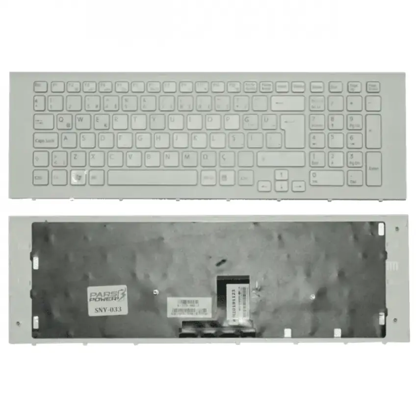 Sony Vaio VPCEC3C5E, VPCEC3E9E, VPCEC3L1E Notebook Klavye (Beyaz TR)