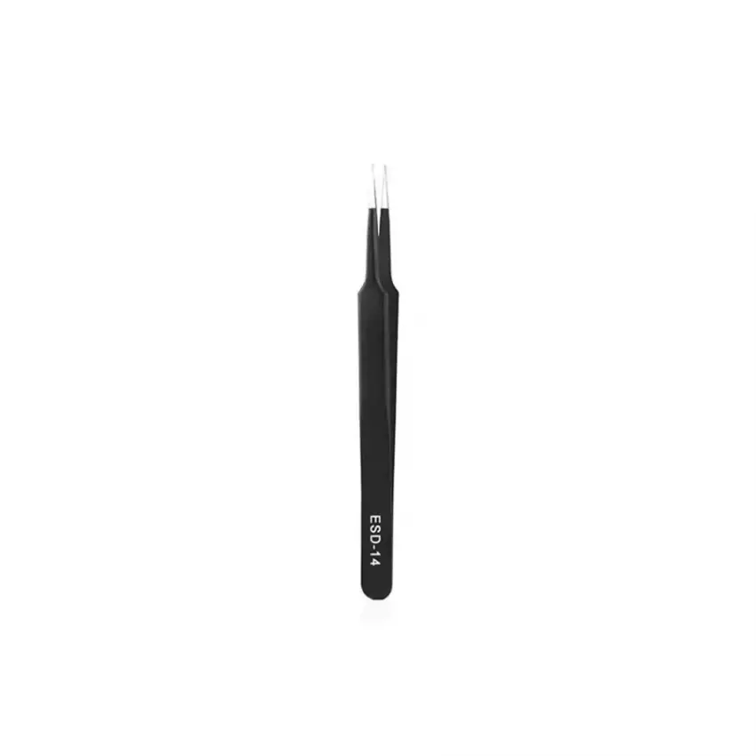 ESD-014 Antistatik Elektronikçi Cımbızı - Çelik Tweezer