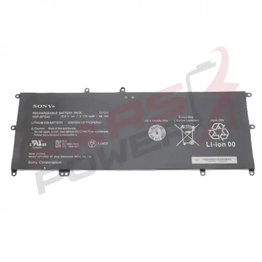 Sony Vaio FIT 14A, FIT 15A VGP-BPS40 Batarya - Pil (Pars Power)