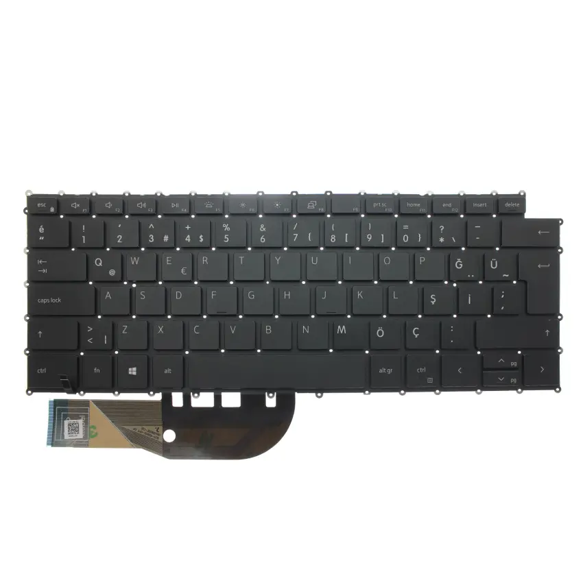 Dell Precision P91F001 Uyumlu Klavye Işıklı (Siyah TR)