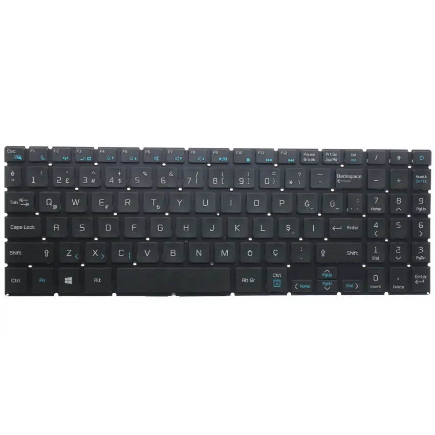 Casper Nirvana S500.1135-DE50X-G-F Klavye (Siyah TR)