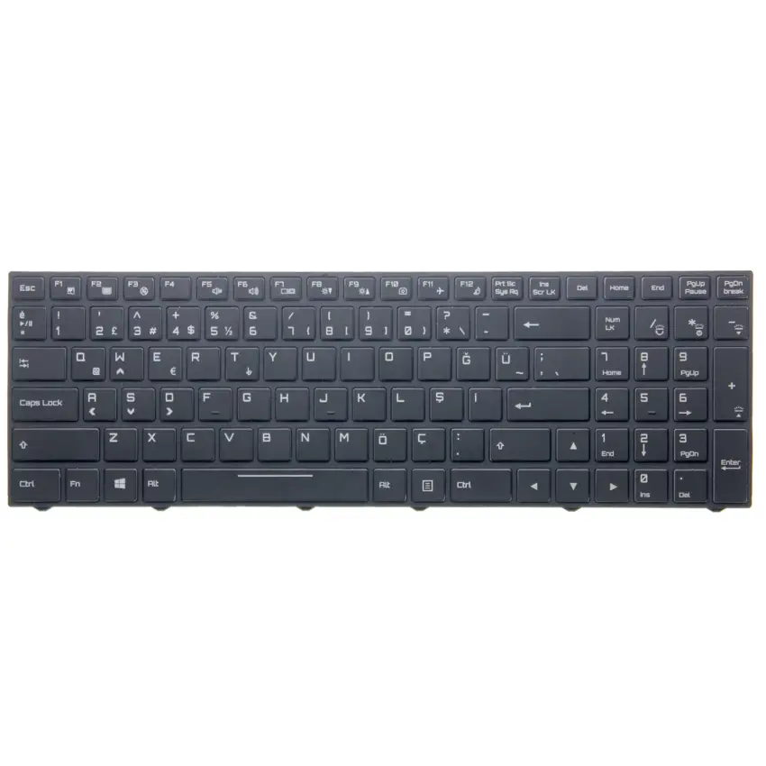 Monster Tulpar T7 V13.1.1 Klavye Işıklı (Siyah TR)