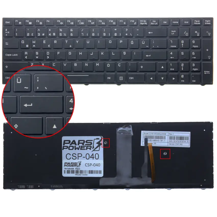 Monster Tulpar T7 V16.1.1 Klavye Işıklı (Siyah TR)