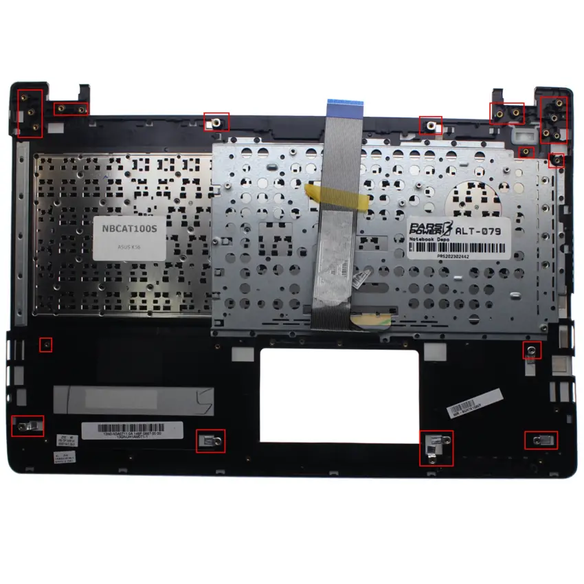 Asus S550CM-CJ026H, S550CM-CJ051H Üst Kasalı Klavye (Siyah TR)