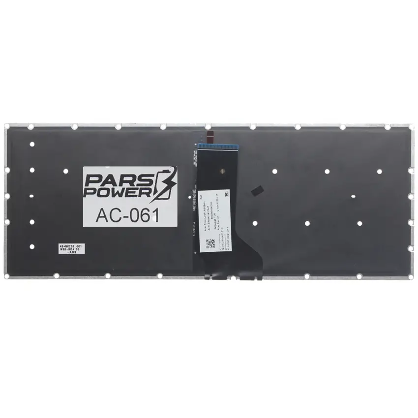 Acer Aspire E5-491G Notebook Klavye Işıklı (Siyah TR)