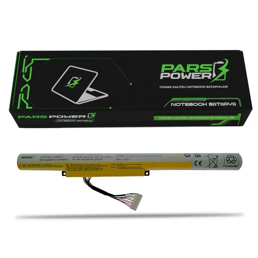 Lenovo 121500123, 121500202 Notebook Batarya - Pil (Pars Power)