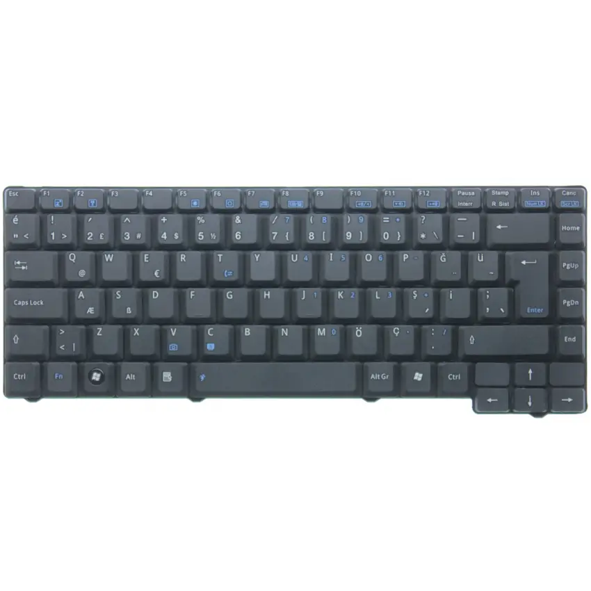 Asus MP-07B36TQ-5283, MP-07B36D0-5283 Klavye (Siyah TR)