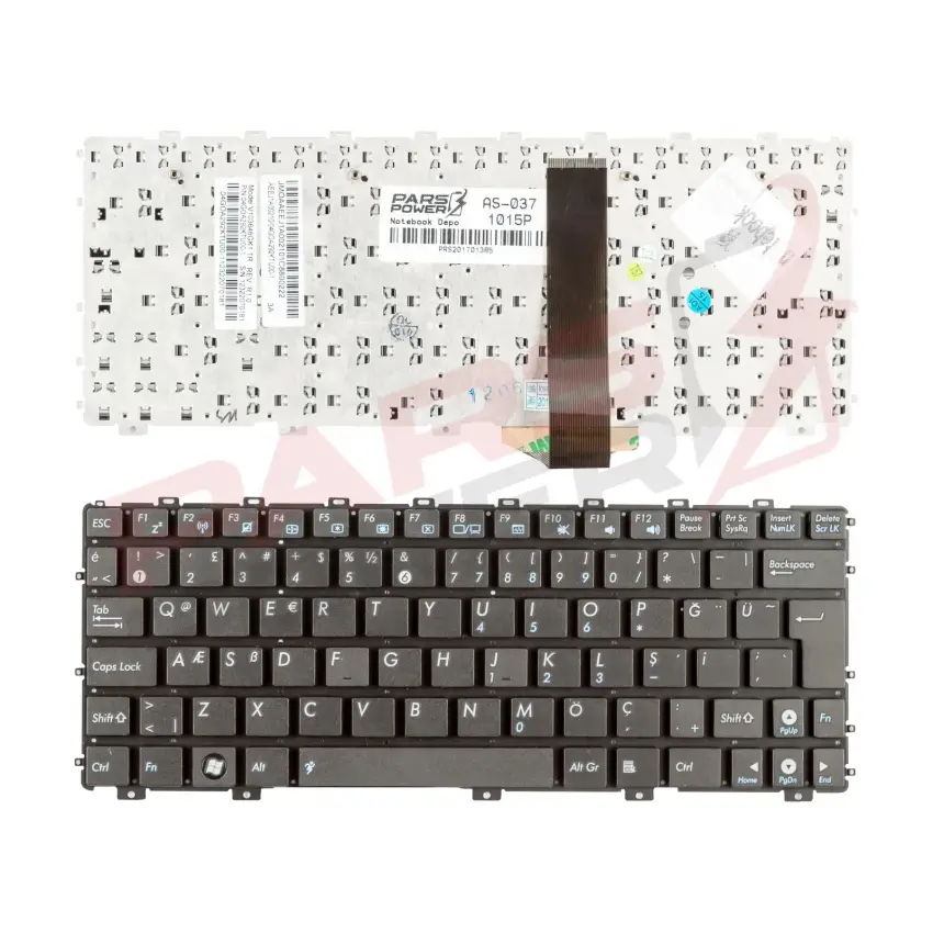 Asus 04GOA291KTU00-1, V103646GK1, MP-10B63US-920 Notebook Klavye (Siyah TR)