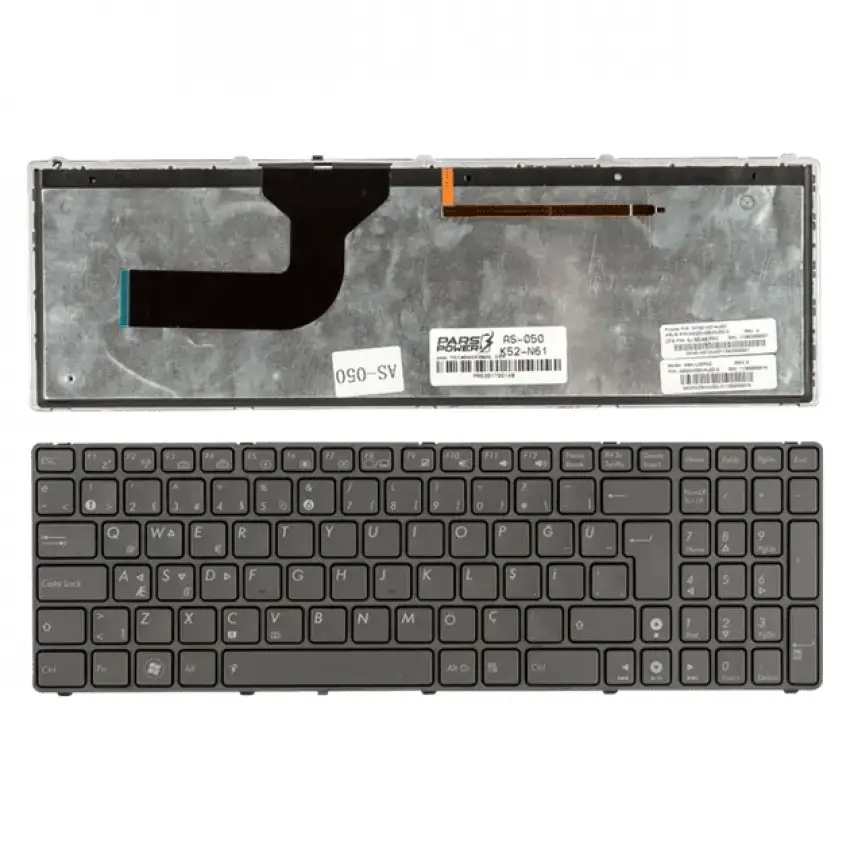 Asus 04GNV32KUS01-3, 04GNV33KTU00-3 Notebook Klavye Işıklı (Siyah TR)