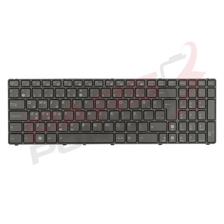 Asus 04GNV32KUS01-3, 04GNV33KTU00-3 Notebook Klavye Işıklı (Siyah TR)