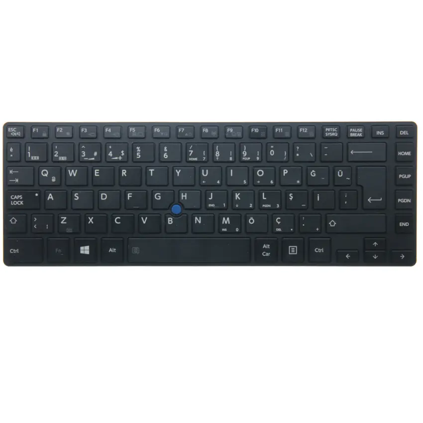 Toshiba Tecra Z40-A Serisi Uyumlu Notebook Klavyesi (Siyah TR)
