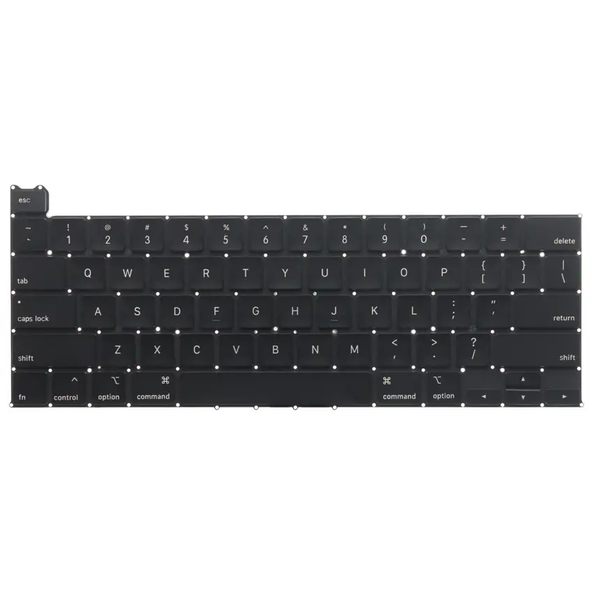 Apple MacBook Pro 13 A2251 EMC 3348 Klavye (Siyah İNG)