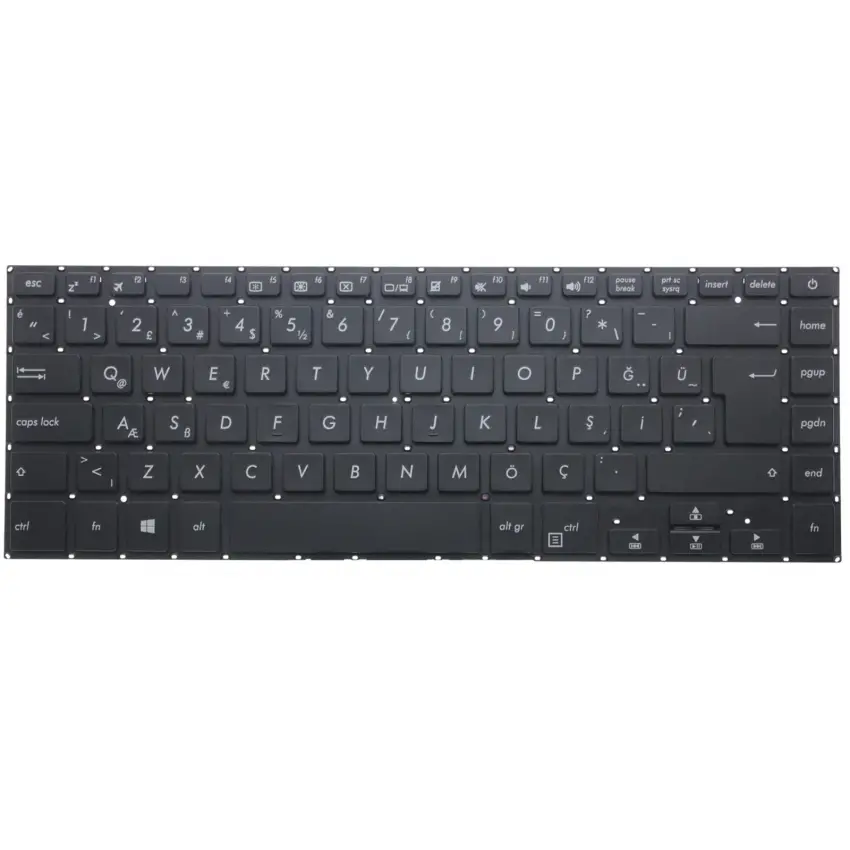 Asus VivoBook X505BP-BR025T, X505BP-BR046T Klavye (Siyah TR)