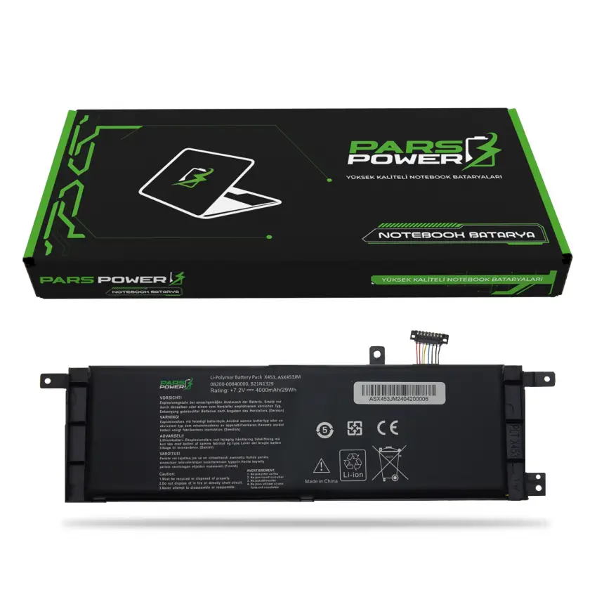 Asus B21N1329, 0B200-00840100 Notebook Batarya - Pil (Pars Power)