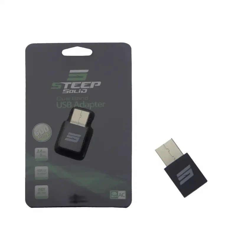 Steep Solid 802.11N Kablosuz Nano Tırnak WiFi Adaptör 600Mbps