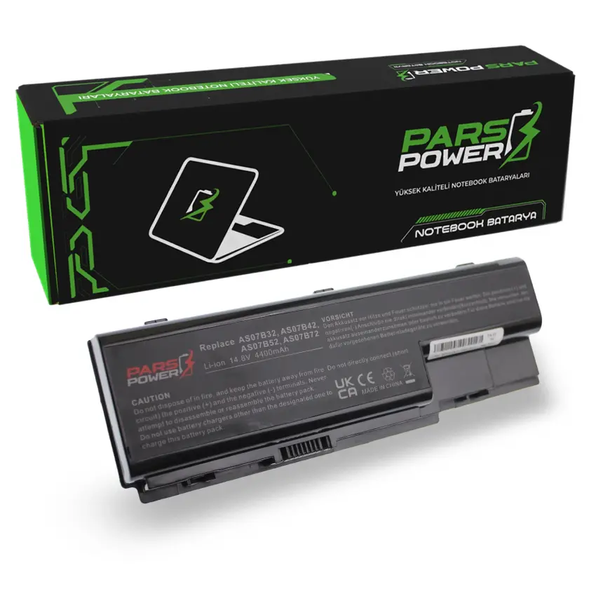 Acer 934T2180F, LAS07B31, AS07B72 Notebook Batarya - Pil (Pars Power)
